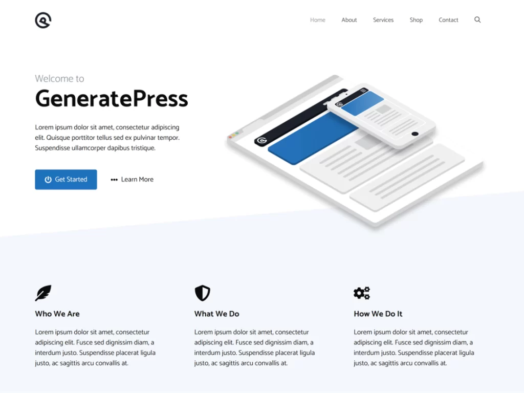 GeneratePress-Free WordPress Themes for blog