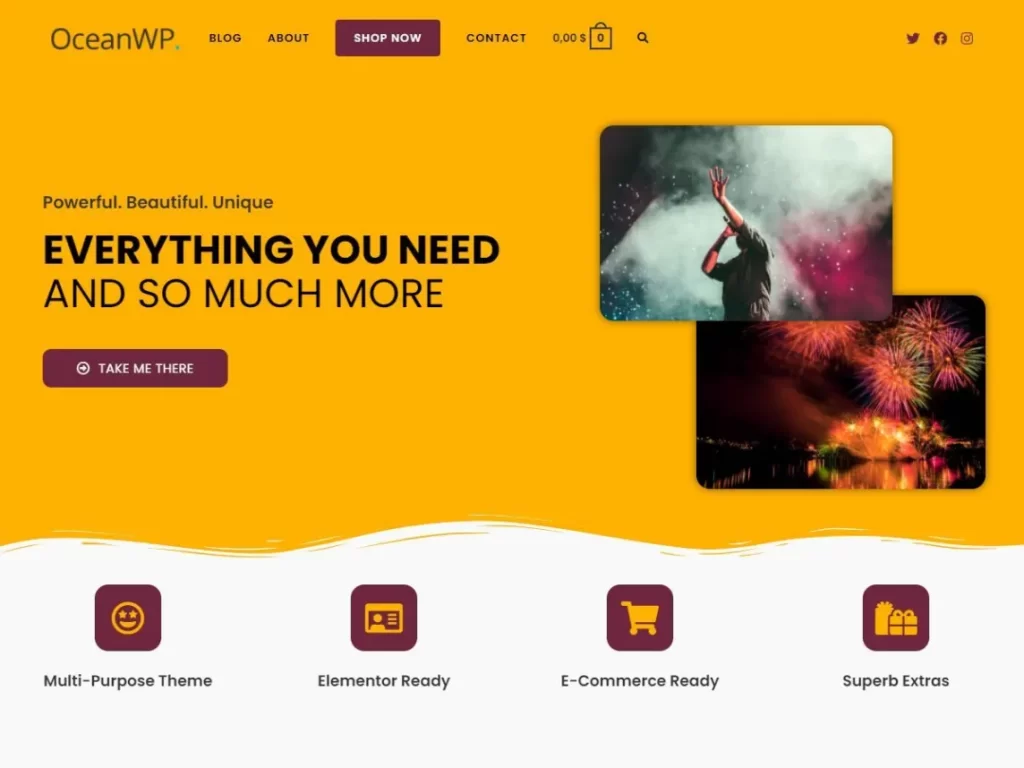 OceanWP Free WordPress eCommerce Themes