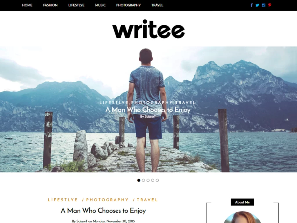 Writee Free WordPress Themes