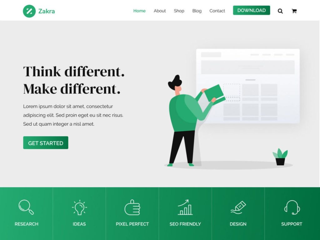 Zakra - Best Free Consulting WordPress Themes