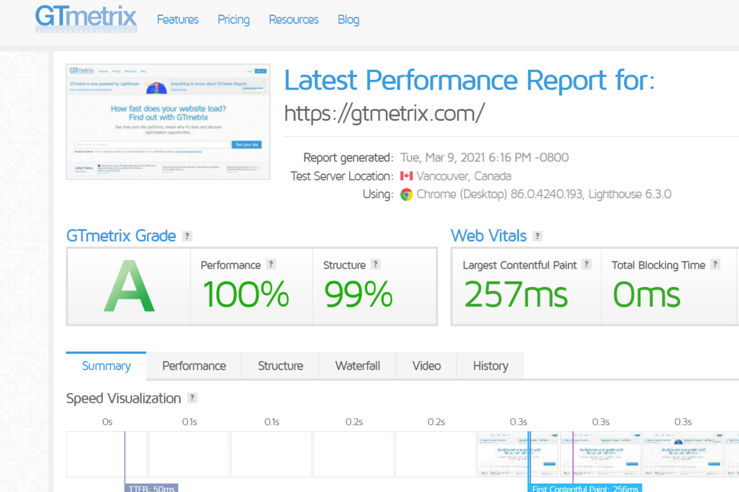 Use a Speed Testing Tool